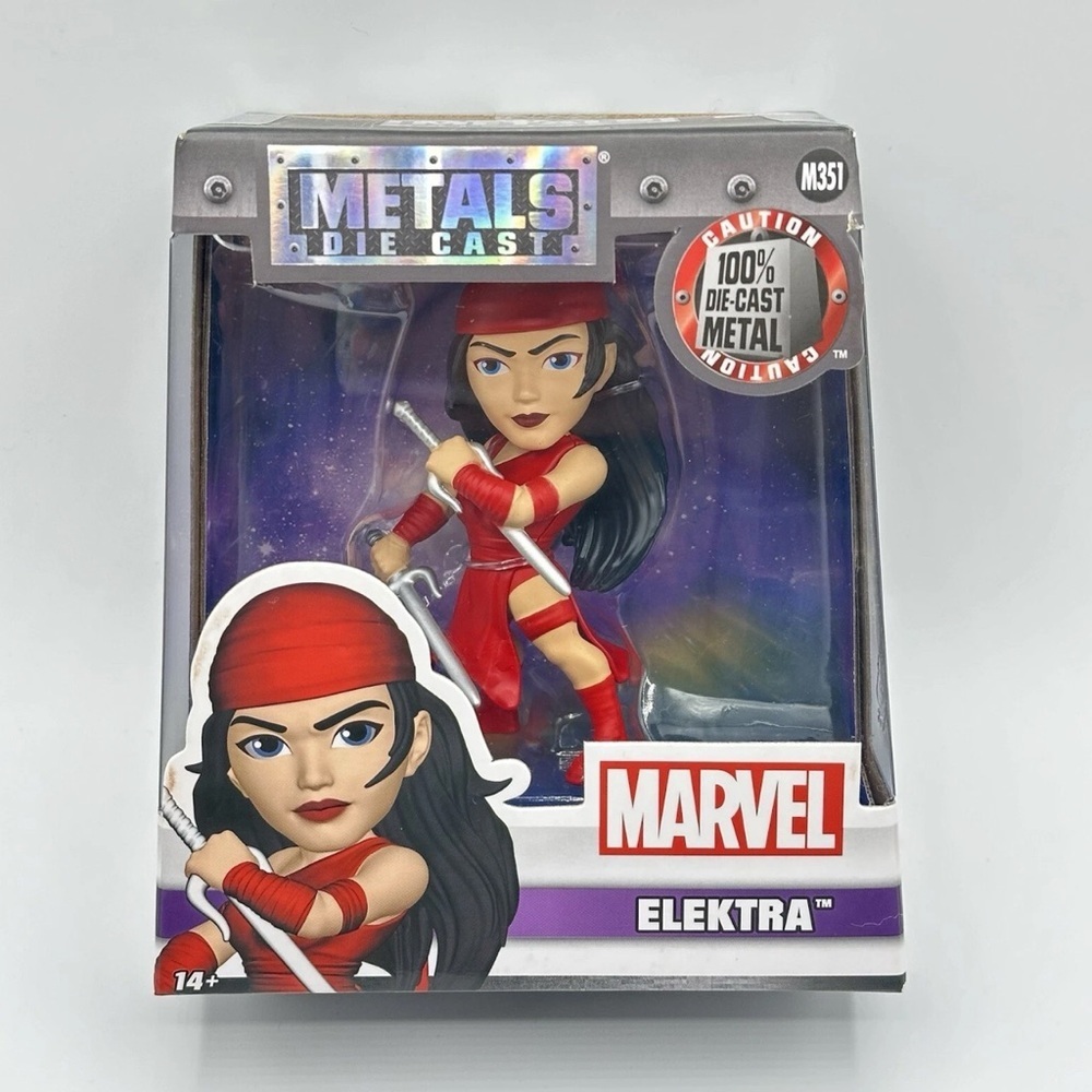 Marvel Die-Cast Metal Figure Collection ELEKTRA NIB - Picture 2 of 10